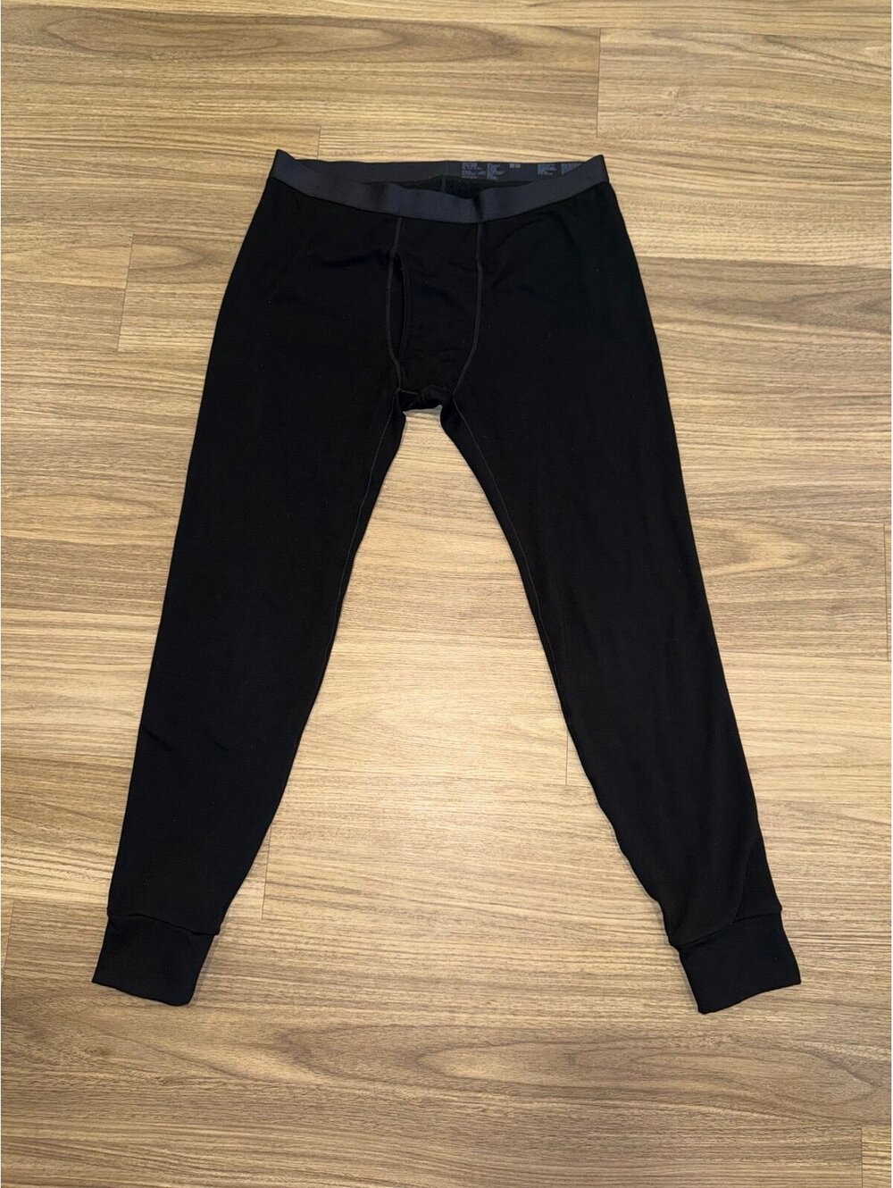 Men's Uniqlo Black Thermal Underwear Bottoms XL Like New #UQ4588
